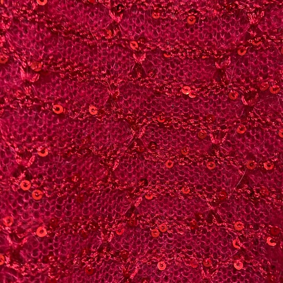 Moda International Semi Sheer Sequin Knit Sweater - Picture 8 of 8